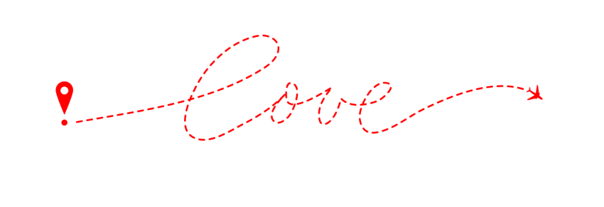 Love text route png images