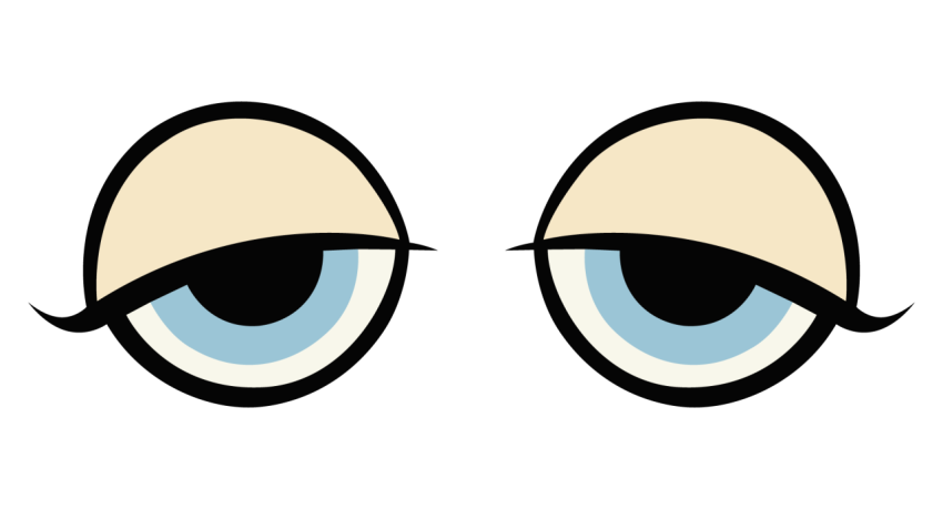 Sleepy Droopy Eyes PNG