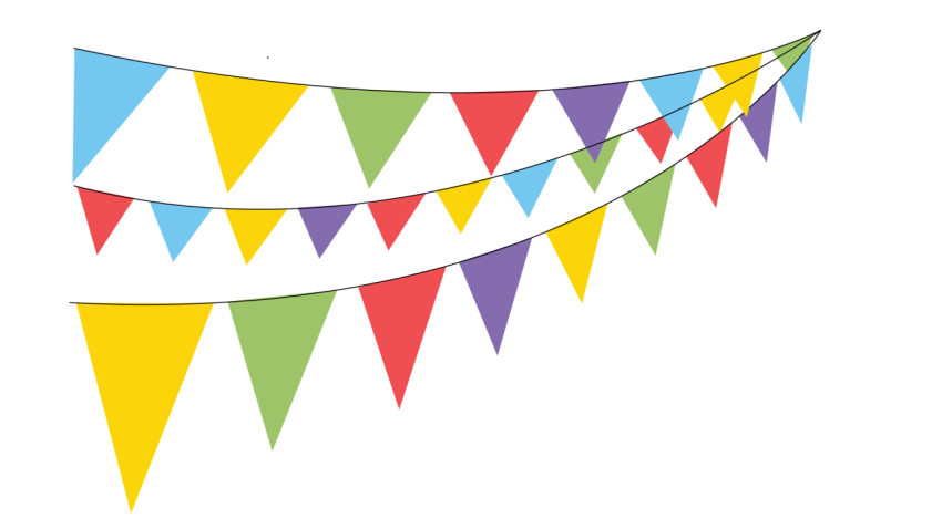 Vector Bunting PNG