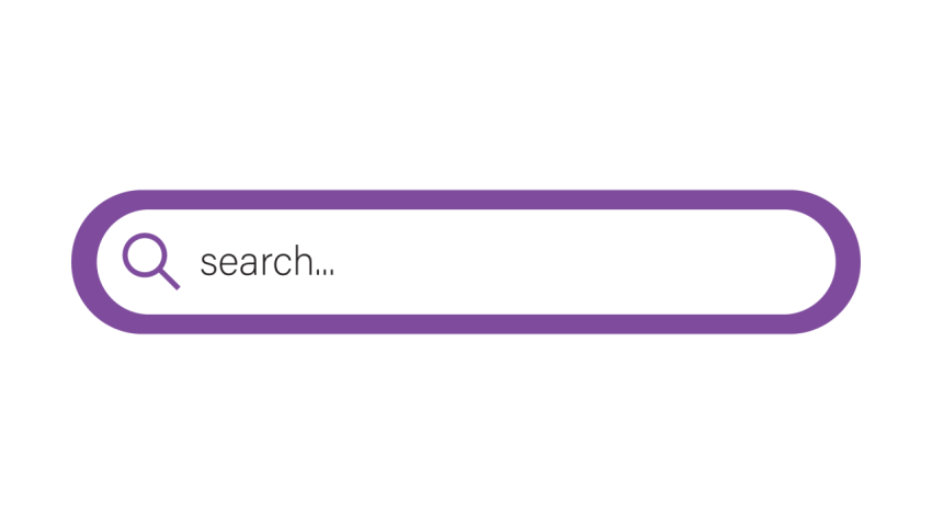 Purple Minimal Search Bar PNG Free Download