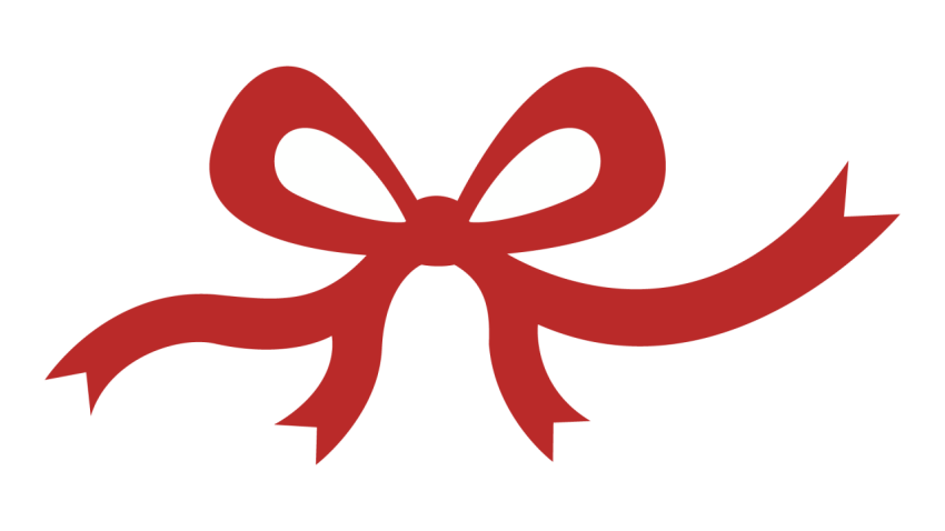 Christmas Ribbon Bow PNG
