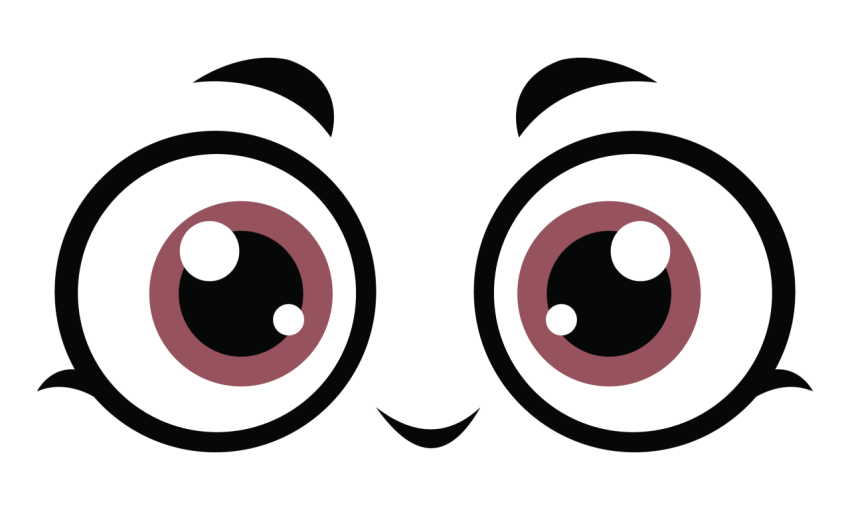 Cute Big Anime Eyes PNG