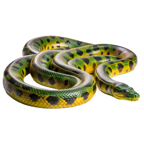 Green anaconda png