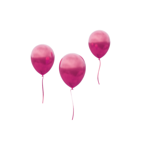 Pink balloons png transparent image free download