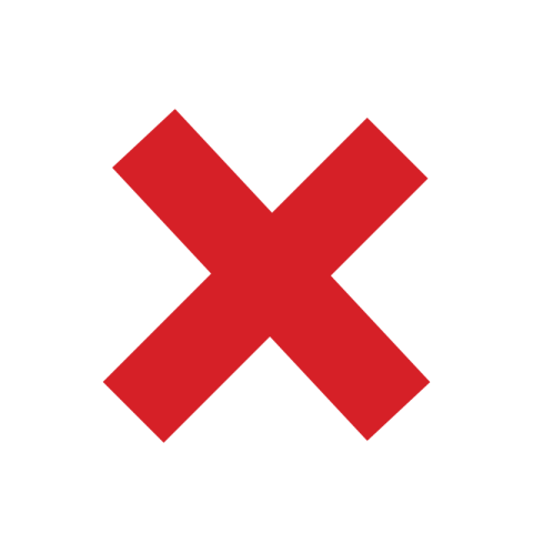 Red x graphic png