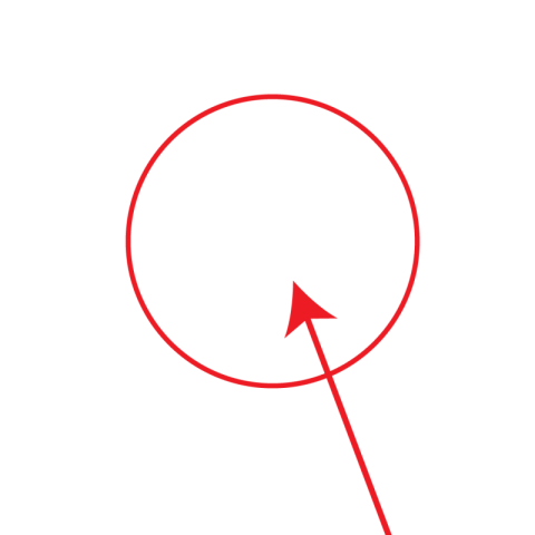 Red circle with arrow png