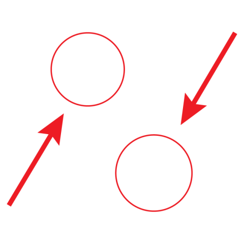 Pointing red arrow transparent image download