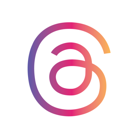 Threads logo transparent background