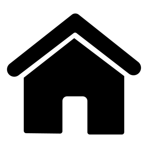 Black home icon png download