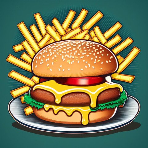 Burger vector image