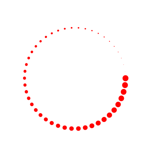 Dotted Red Circle Png
