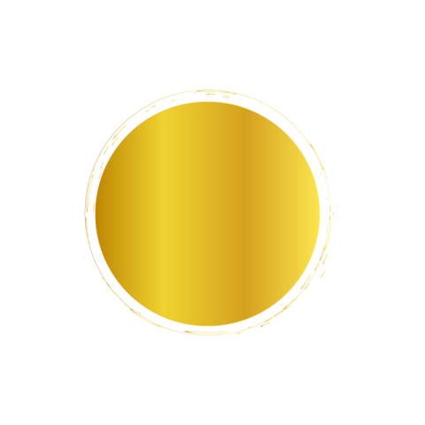 Golden circle png image