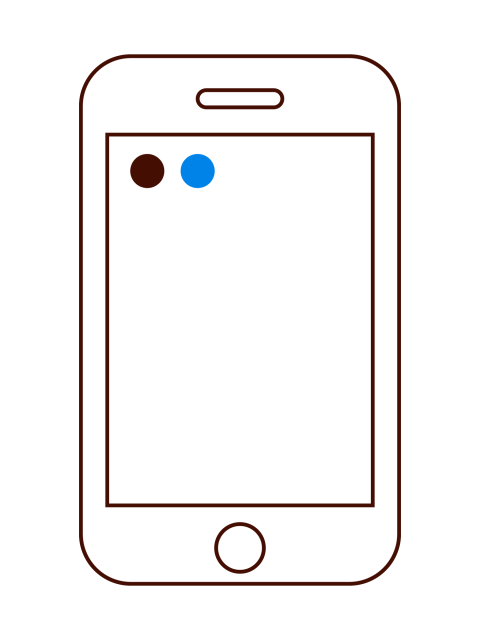 Minimal Smartphone Outline PNG Mockup Download