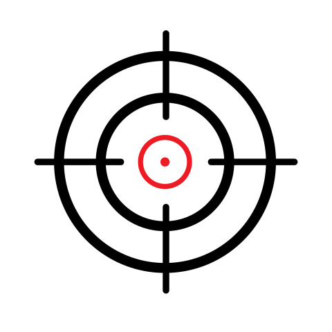 Transparent target logo png