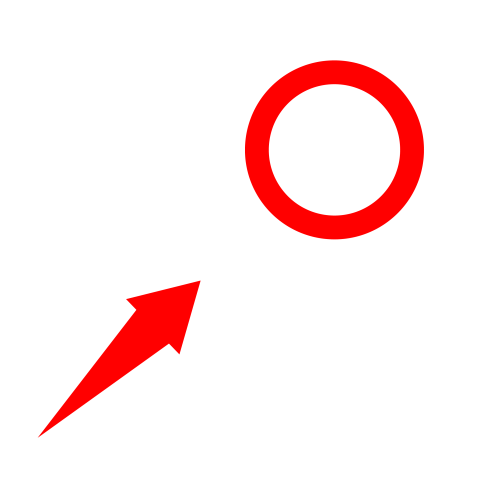 Red circle with arrow png