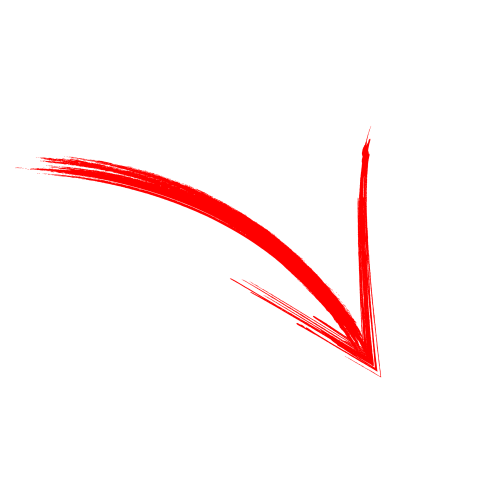 Curved red arrow png transparent image download