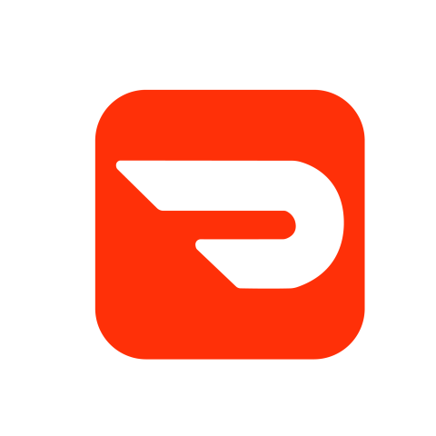 Transparent doordash logo png