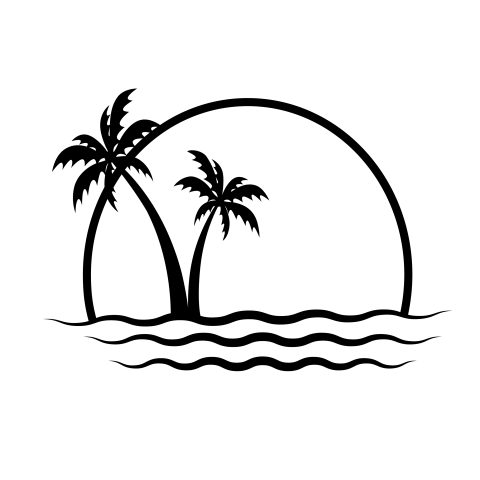 Palm tree vector png download