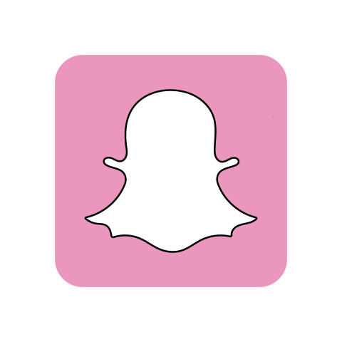 Pink snapchat logo png transparent free download