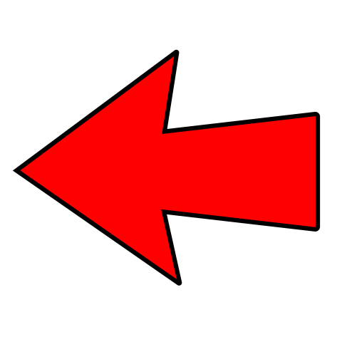 Transparent arrow png red