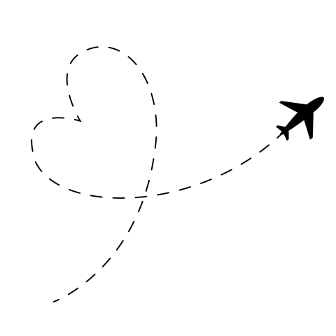 Airplane heart png free download