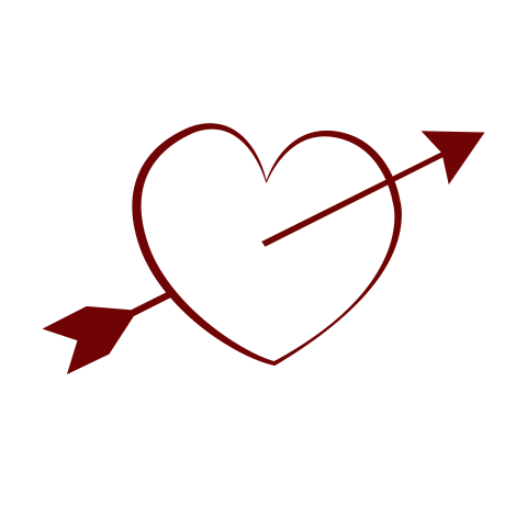 Arrow with heart png download