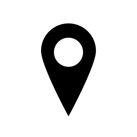 Black location icon png background