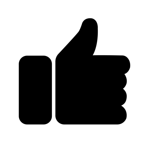 Facebook like black png image