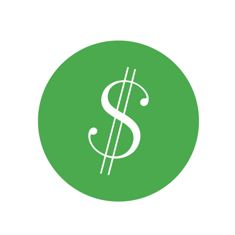 Green dollar sign logo png transparent