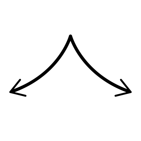 Down curved arrow png image download