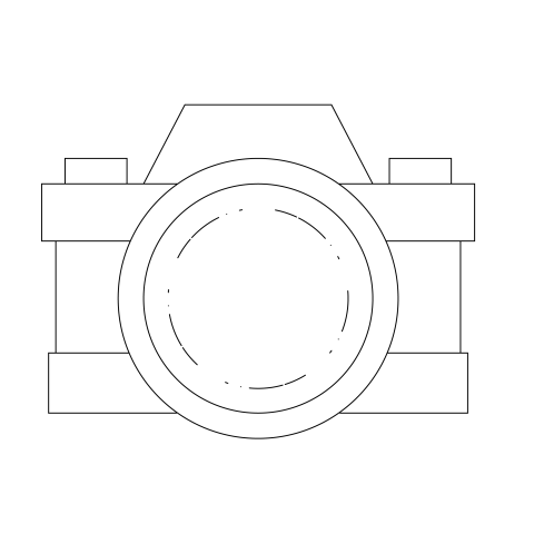 Camera line drawing png