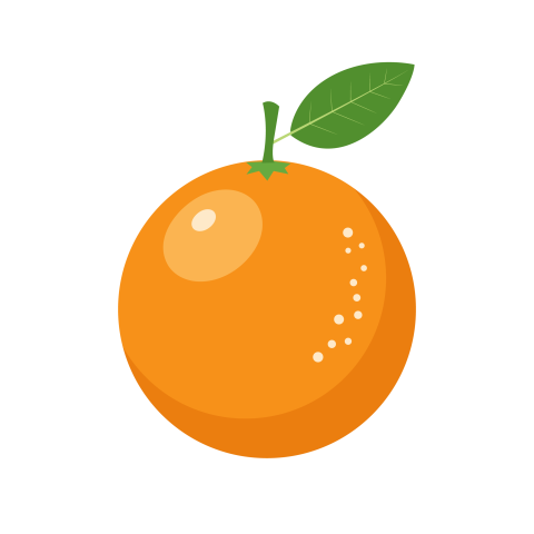 Orange vector png image download