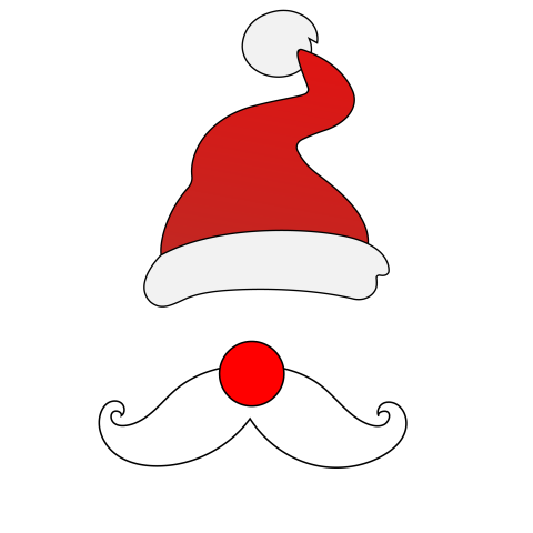Santa hat transparent clipart