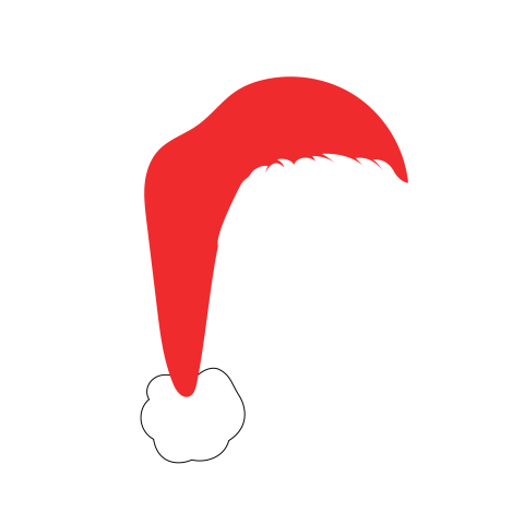 santa hat transparent background