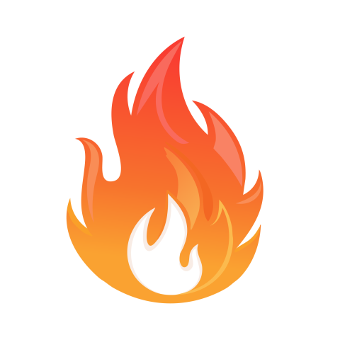 Fire vector png transparent free download