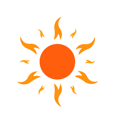 Vector sun png transparent image free download