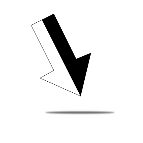 Clipart black and white arrow png