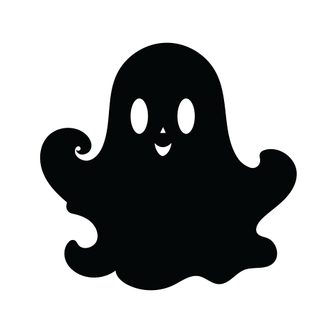 Cute ghost png transparent