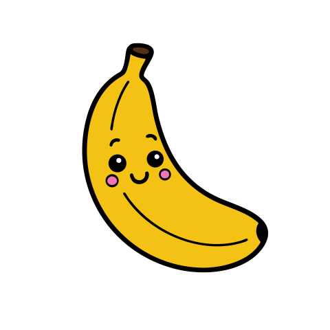 Banana vector png image free download