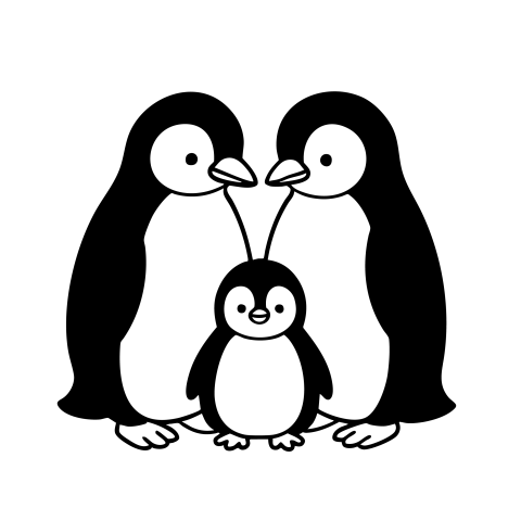 Penguin vector image free download