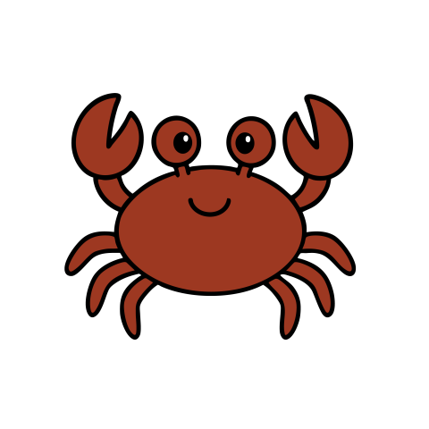 Crab vector png free download