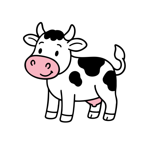 Cow vector png image download