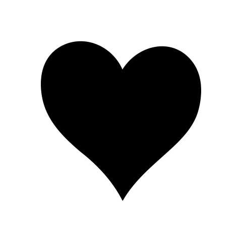 Black heart png download