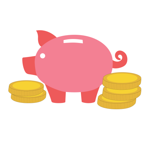 Cute Piggy Bank PNG Download
