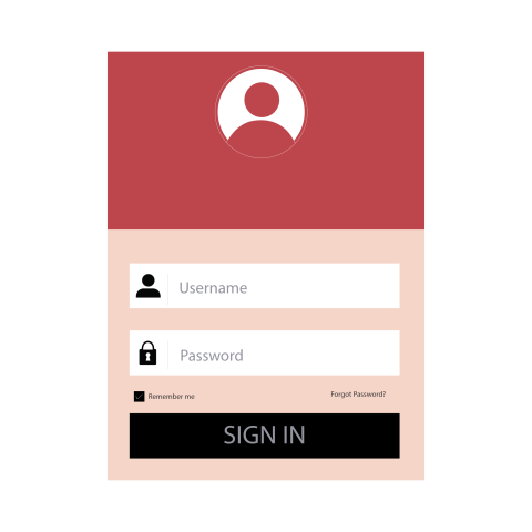 Login Page PNG Images Free Download