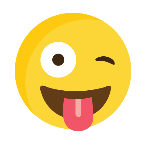 Winking Tongue Out Emoji PNG