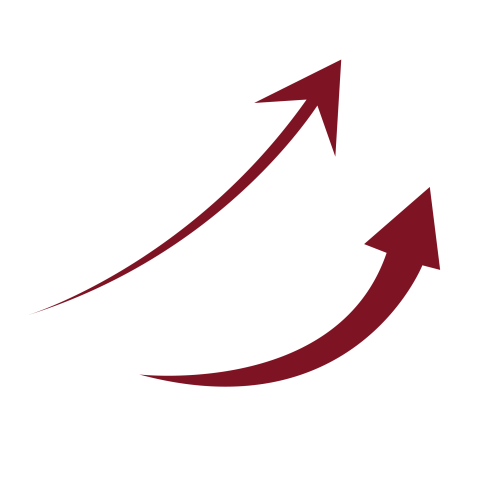 Curved Up Arrow PNG Image Download