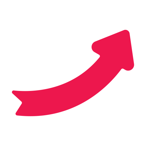 Pink Curved Arrow PNG Free Download