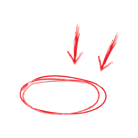 Red circle With Arrow png Meme