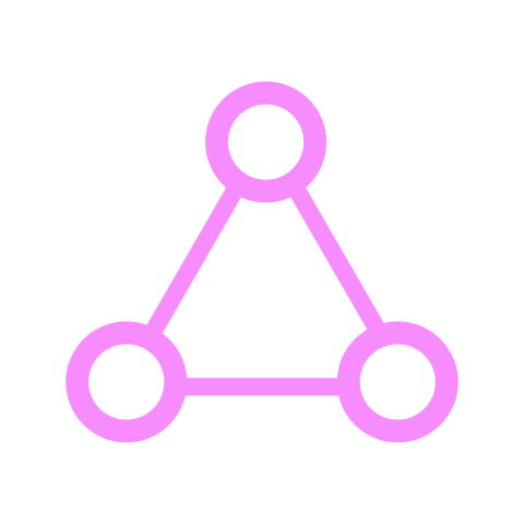 Abstract Share Triangle Icon PNG